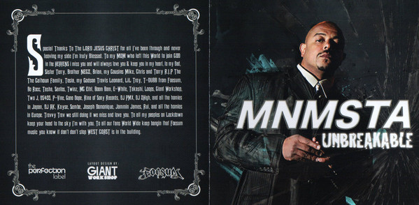 Unbreakable by MNMSTA (CD 2011 The Perfection Label) in Long Beach 