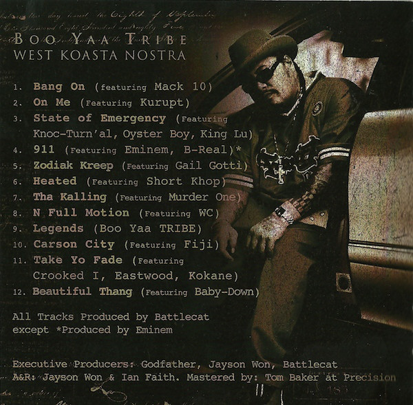 West Koasta Nostra by Boo-Yaa Tribe (CD+DVD 2003 Oglio Records) in ...