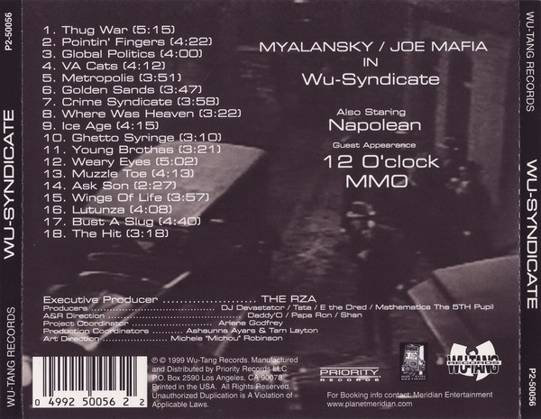 Wu-Syndicate Wu-Tang ⁄ by (CD 0 Records) in Virginia - Wu 