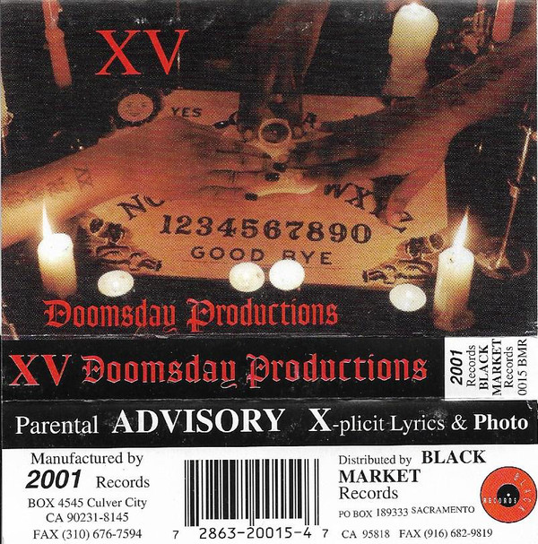 g-rap Doomsday Productions XV 12インチレコード XV by Doomsday 