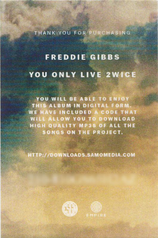 You Only Live 2wice By Freddie Gibbs Vinyl 17 Esgn Records In Gary Rap The Good Ol Dayz
