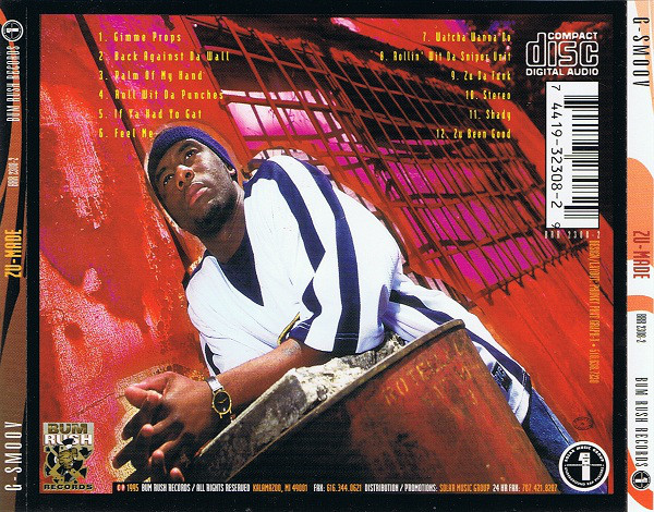 Zu Made by G-Smoov (CD 1995 Bumrush Records) in Kalamazoo | Rap 