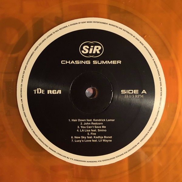 Opgive lys s ophobe Chasing Summer by SiR (Vinyl 2019 Top Dawg Entertainment) in Inglewood |  Rap - The Good Ol'Dayz